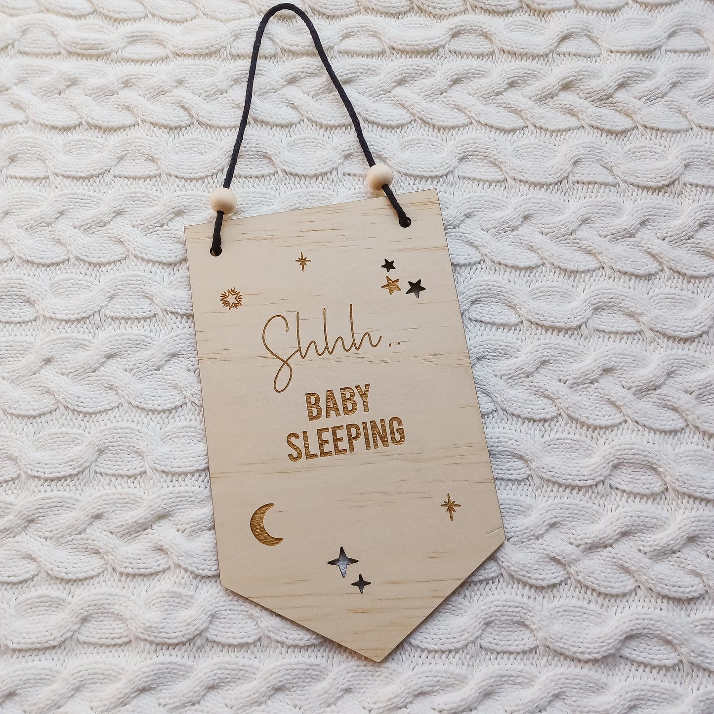 Shhh... Baby Sleeping Banner Sign