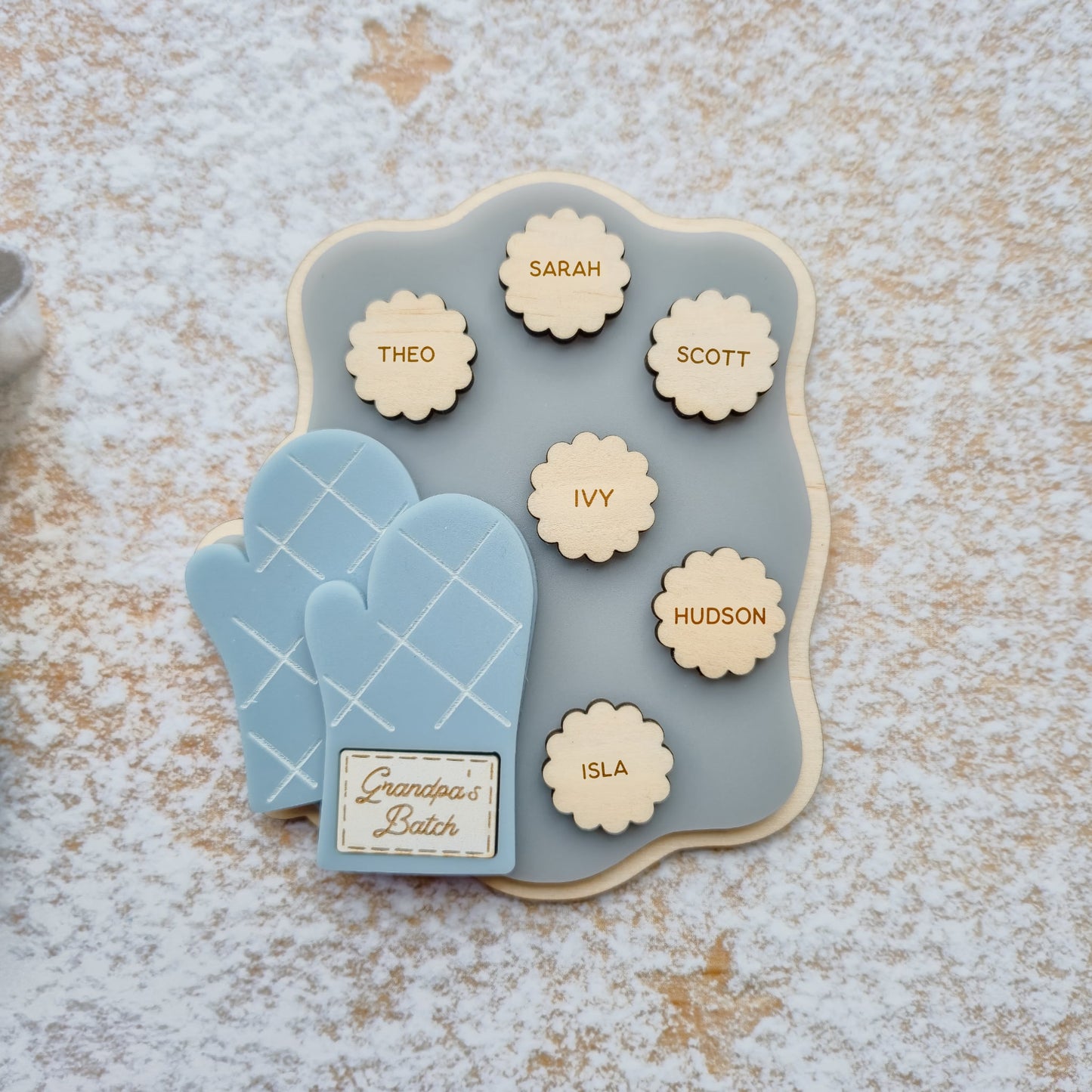 Personalised Grandparent Cookie Tray Fridge Magnet