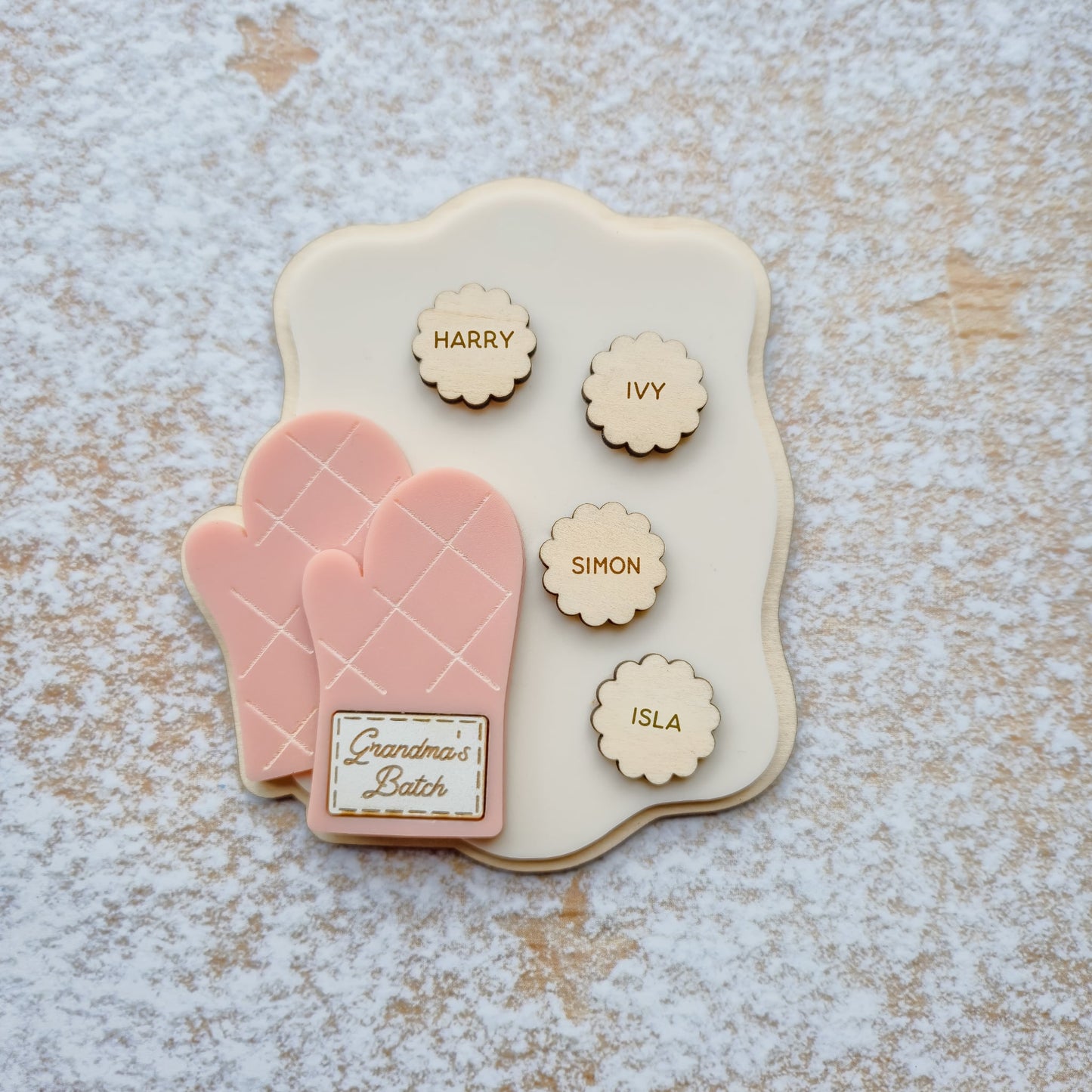 Personalised Grandparent Cookie Tray Fridge Magnet