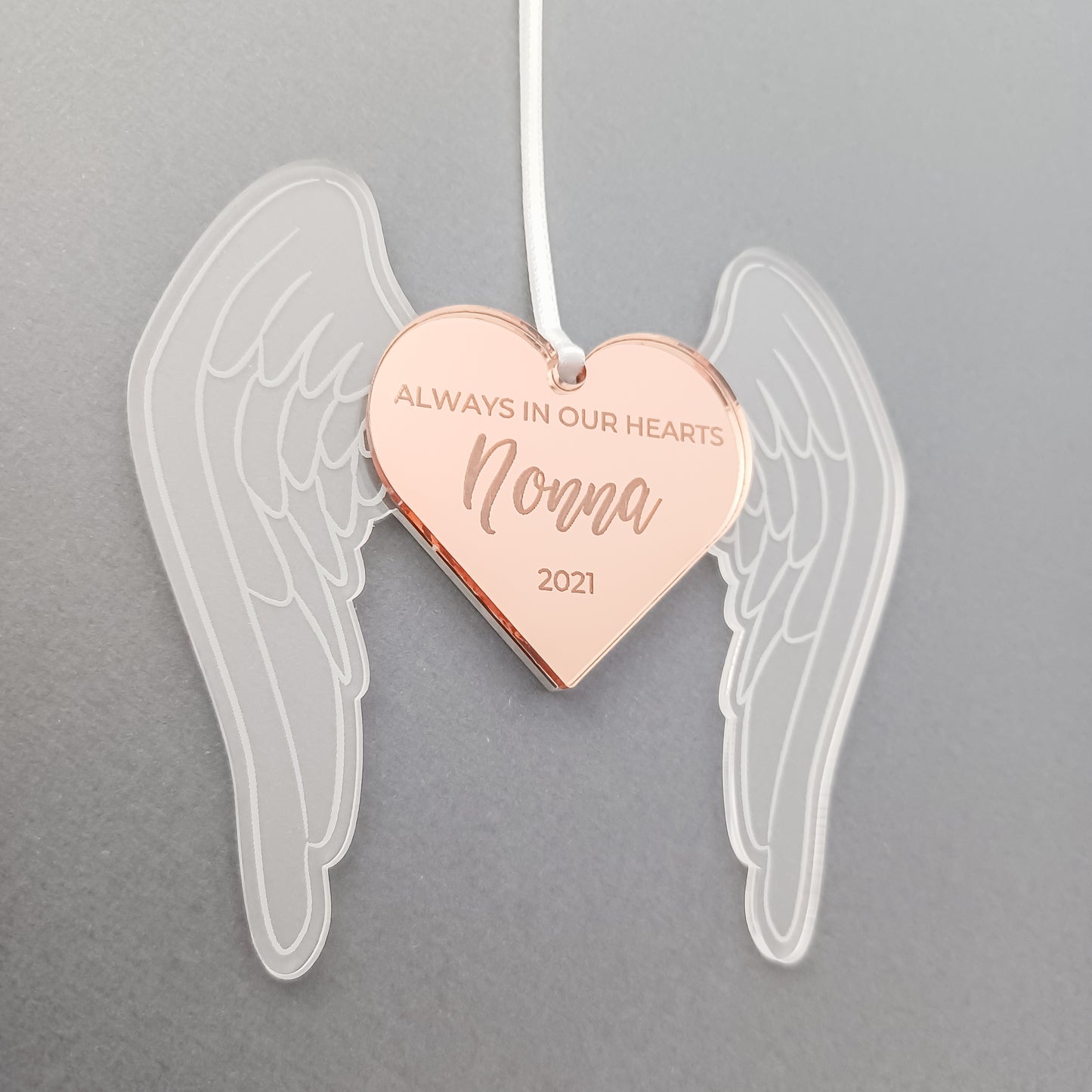 Personalised Heart Memorial Ornament