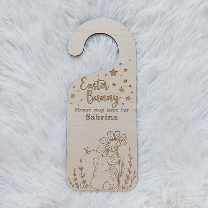 Personalised Easter Bunny Door Hanger