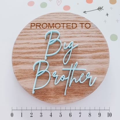 Promoted to Big Brother/Sister small Plaque