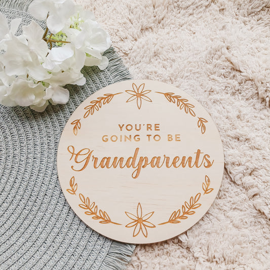 Pregnancy Announcement Plaque Grandparents | Aunty | Uncle