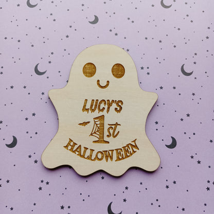 Personalised First Halloween Pumpkin/Ghost