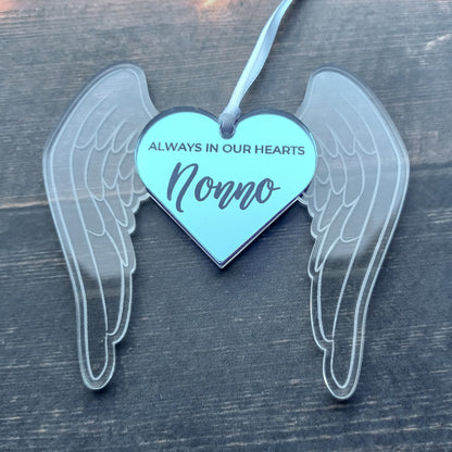 Personalised Heart Memorial Ornament