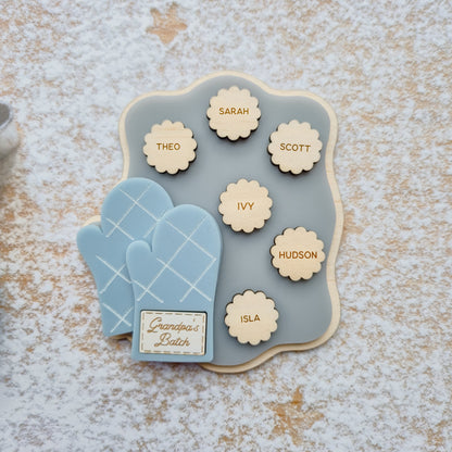Personalised Grandparent Cookie Tray Fridge Magnet