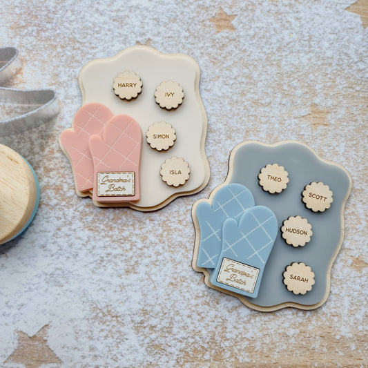 Personalised Grandparent Cookie Tray Fridge Magnet